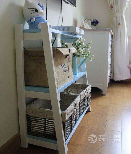 小清新地中海风格卧室花架装修效果图 小清新地中海风格卧室花架装修效果图